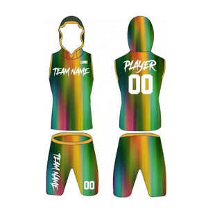 Ensemble d'uniformes de football américain personnalisés 7v7, grande taille, respirants, séchage rapide, 100 % polyester, imprimés par sublimation intégrale, à prix réduit - Product Image 1