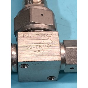 Válvula de Cierre de 2 Vías NUPRO SS-BNV51-AB, 02SS, 166664 - Equipo y Piezas de Semiconductores de Confianza de Marca Global - Product Image 3