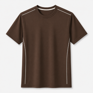 T-shirt pour homme à col rond et manches courtes, 100% coton, écologique, respirant, décontracté, pour l'été, vente en gros - Product Image 5