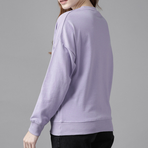 เสื้อสเวตเชิ้ตคอกลมโอเวอร์ไซส์แบบใหม่ปี 2026 ราคาขายส่ง ผลิตตามสั่งสำหรับผู้หญิง ผ้าฝ้าย 100% คุณภาพสูง ชุดฮู้ดดี้และกางเกงจ็อกเกอร์ - Product Image 4
