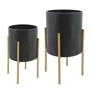 Soporte de Metal para Macetas con Acabado Pulido Moderno, Duradero, Ligero y Resistente al Óxido, Solución para Exhibición de Plantas en Hogares, Oficinas y Hoteles - Product Image 3