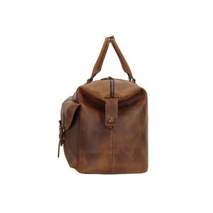 Premium Genuine Leather <b>Duffel</b> <b>Bag</b> Vintage Brown Travel <b>Bag</b> with Top Handles Weekend Carry On <b>Bag</b> - Product Image 4