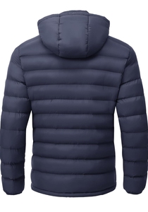 Men's Winter Puffer Jacket with Custom <b>Patterns</b> Casual Bubble Design with Custom Decoration OEM Service - Product Image 3