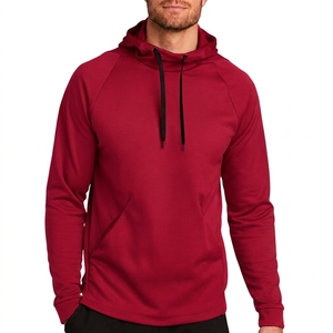 Unisex <b>Navy</b> Blue Hooded Pullover <b>Sweatshirt</b> Fleece Lined Eco-Friendly Waterproof Windproof Quick Dry Casual Breathable Regular - Product Image 2