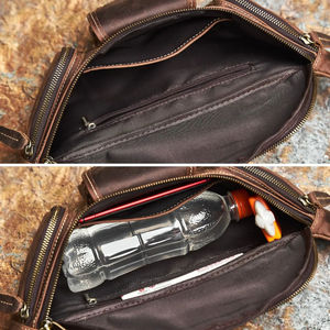 Bolso Cruzado Oxford Vintage para Hombre, Cierre de Cremallera, Correa Ajustable, Resistente al Agua, Diseño Duradero para Viajes en Todas las Estaciones - Product Image 6