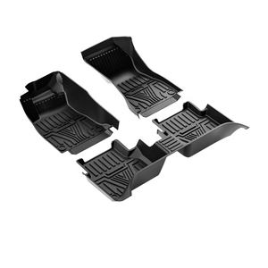 <span class=keywords><strong>Tappetini</strong></span> Auto Premium BORNSLLER Personalizzati in Pelle PVC 5D Set Completo Ecologici Antiscivolo per <span class=keywords><strong>Audi</strong></span> A4/A5 ACE Resistenti al Calore e alla Sabbia (Up - Product Image 1