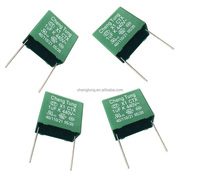 Condensador de Película de Polipropileno Metalizado de la Marca CT X1 Clase 440VAC, Paquete con Orificios para Supresión de EMI, Certificado ROHS, -40~+110