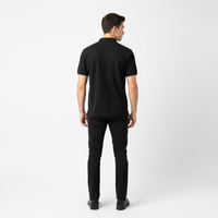 Chemise pour homme en toile de coton et élasthanne de haute qualité, marque de luxe, logo personnalisé imprimé, couleur unie, été, décontractée, pour le bureau