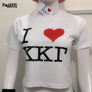 ผู้หญิงเสื้อยืดสลิมฟิตสบายๆพิมพ์แขนสั้นสําหรับสาวรอบคอเสื้อพืชฤดูร้อนใหม่แฟชั่น - Product Image 3