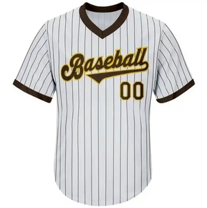 Maillot de baseball bleu marine personnalisé pour homme, col en V, manches courtes, nom de l'équipe 00, imprimé à l'écran, vêtement respirant en polyester - Product Image 2