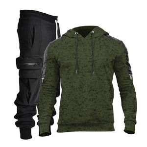 Survêtements de sport à capuche épais, design personnalisé, logo OEM ODM, haute qualité, pour l'hiver, mode jogging - Product Image 2