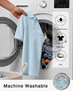 Custom Uniform <b>Polo</b> <b>Shirt</b> <b>Men's</b> Cotton Pique Embroidered Logo OEM ODM Factory Direct Corporate Workwear Golf <b>Polo</b> <b>Shirt</b> - Product Image 3