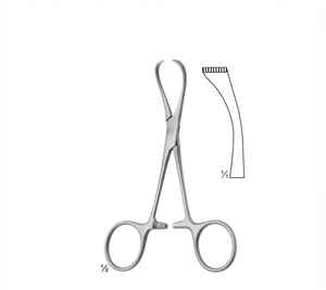 Pinza para Toallas Lorna Sin Perforación, Instrumento Quirúrgico Manual para Hemostasia, Juego de Instrumentos para Uso Hospitalario - Product Image 2