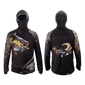 Sudadera con Capucha para Hombre con Protección UV, Transpirable, de Secado Rápido, Manga Larga, para Pesca, Kayak, Navegación, Senderismo - Product Image 3
