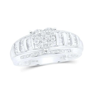 Premium Quality Diamond <b>Ring</b> with Elegant Round Brilliant Cut Center Baguette Side <b>Stones</b> Classic Engagement <b>Ring</b> <b>for</b> <b>Men</b> Women - Product Image 3