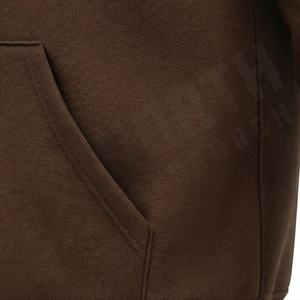 Sudadera con capucha vintage de algodón 100% de alto gramaje para hombre, larga, con lavado ácido, color liso, oversize, talla XS, de invierno, con forro polar, estampado personalizado - Product Image 5