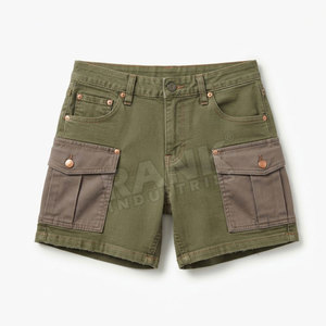 Custom Logo <b>Women's</b> <b>Cargo</b> <b>Shorts</b> Cheap Price Casual Multi Pocket Summer Outdoor Fashion Wholesale - Product Image 2