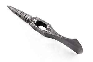 Tête de hache à double lame forgée en acier Damas de qualité industrielle, hache de rechange Viking de haute qualité pour l'extérieur, personnalisable - Product Image 5