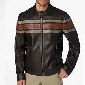 Chaqueta de Invierno Personalizada para Hombre de Alta Calidad, Nuevo Diseño, Estilo Moderno, Chaqueta de Cuero para Hombre, Chaquetas de Cuero al por Mayor para Hombre - Product Image 1