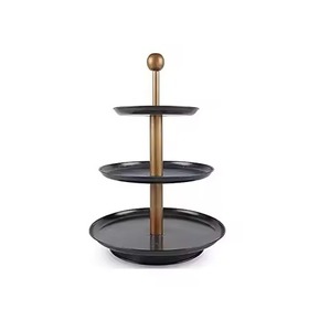 Soporte de Pastel de Metal de Diseño Moderno, Plato para Exhibición de Postres, Soporte para Cupcakes, Decoración de Mesa para Eventos y Fiestas - Product Image 2