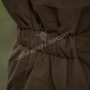 Veste de chasse d'hiver unie 2026 en gros, respirante et chaude, avec capuche, logo de marque personnalisé pour l'extérieur, en toile 100 % coton - Product Image 5