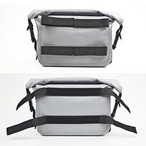 Waterproof Roll <b>Top</b> Messenger Bag Crossbody Satchel <b>PVC</b> Shoulder Pack for Travel Outdoor Commuting - Product Image 1
