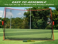 Filet d'entraînement de golf 10'x7' pour extérieur, idéal pour le practice de golf