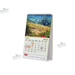 Calendrier de bureau promotionnel durable, personnalisé, 2026, impression offset, calendrier de l'avent de bureau en carton avec papier offset - Product Image 5