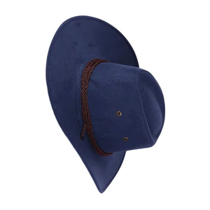 Sombrero de Vaquero de Cuero Personalizado, Sombrero Occidental, Fabricación OEM/ODM, Soluciones de Marca Privada para Uso Deportivo, Ajustable - Product Image 2