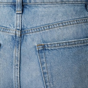 Shorts d'été pour femmes de qualité supérieure, grande taille, nouveau style, denim, couleur personnalisée, logo personnalisé, fabrication OEM, vêtements tendance - Product Image 5