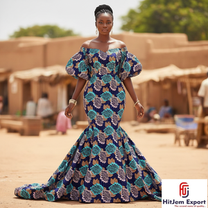 Tela de Algodón con Estampado Africano, Tela Ankara Kitenge Ghana para Confección de Vestidos, Costura, Manualidades, Moda Textil - Product Image 2