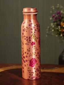 Botella de Agua de Cobre Pinal, Diseño Bohemio, Portátil, para Viajes - Product Image 6