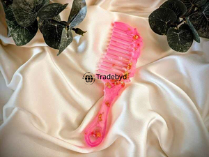 Peigne en résine professionnel Tradebyd, outil de coiffage anti-frisottis pour femmes, hommes et experts en salon - Product Image 2