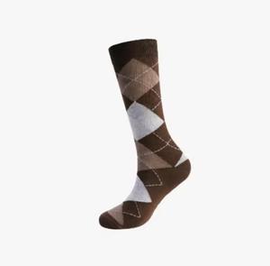 Men's Ankle <b>Socks</b> Striped Brown White Knitted <b>Thermal</b> Insulated Nylon Thick Sports Use Summer - Product Image 4