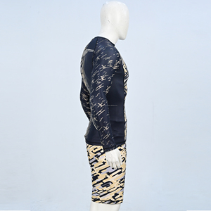ชุดเสื้อและกางเกงขาสั้นแบบรัดรูปสำหรับออกกำลังกาย MMA และโรงงานกีฬา - Product Image 3