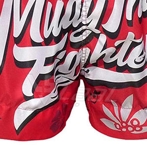 กางเกงมวยไทยขาสั้นระบายอากาศได้ดีแห้งเร็วกางเกงมวยไทยสำหรับผู้ชาย - Product Image 6