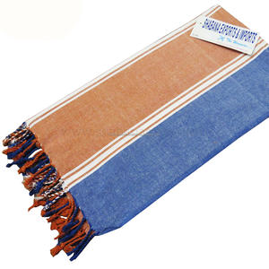 Toalla de playa Kikoy de alta calidad del proveedor indio plegable comprimido diferentes estilos de patrón de rayas estilo liso de Kenia - Product Image 4