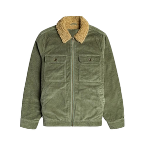 Veste de travail en tissu de velours côtelé de qualité supérieure avec col en fourrure pour hommes, vêtements de travail d'hiver, veste en coton sergé lourd sur mesure OEM - Product Image 1