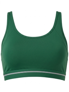Sujetador deportivo sencillo para mujer, de alto soporte, ligero, transpirable, espalda cruzada, sin costuras, elástico en cuatro direcciones, para gimnasio y fitness - Product Image 4