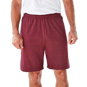 Shorts en coton pour hommes OEM, taille élastique, unis, décontractés, pour l'été, shorts de détente, logo personnalisé, prix d'usine, vente en gros - Product Image 3