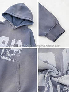 Hoodie personnalisable OEM, sweat à capuche pull-over par Waseem Impex, hoodies en molleton de coton uni de haute qualité pour hommes et femmes - Product Image 4