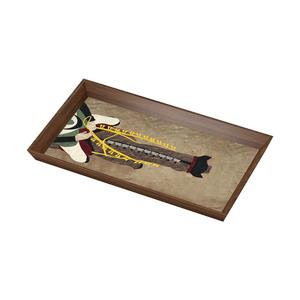 Plateau de service en bois de style fermier classique, extra large, en bois massif, plateau de service pour le petit-déjeuner, le thé, le café, personnalisation disponible - Product Image 6