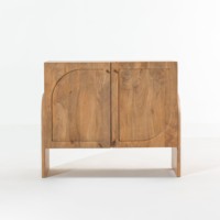 Buffet en bois à 2 portes Vandana Falcon Arion avec rangement élégant pour les intérieurs de maisons modernes