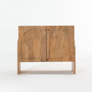 Aparador de Madera de 2 Puertas Vandana Falcon Arion con Almacenamiento Elegante para Interiores de Hogares Modernos - Product Image 1