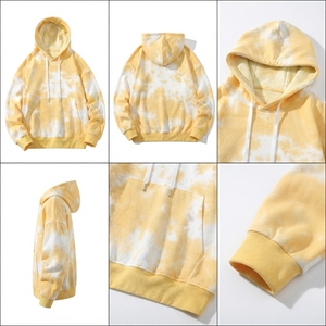 Sudadera con Capucha Personalizada Tie Dye Extra Grande, Unisex, de Felpa de Algodón Grueso - Product Image 5