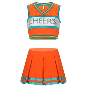 Uniforme de cheerleading en tissu doux à séchage rapide, style élégant, pour activités sportives d'équipe, vêtements de haute qualité - Product Image 1