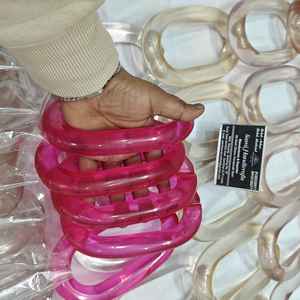 Décoration intérieure : Chaînes en résine personnalisables, très grandes et aux couleurs claires, maillons en résine multicolores de grande taille disponibles. - Product Image 3