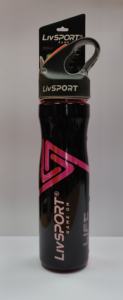 ขวดน้ำ LIVIA Virgin PP LivSPORT Lift Sports Hydration ขนาด 750 มล. สำหรับออกกำลังกาย ฟิตเนส ยิม เป็นมิตรกับสิ่งแวดล้อม ใช้ซ้ำได้ ดีไซน์โค้งมน ฝาเปิดแบบดิจิตอล - Product Image 2