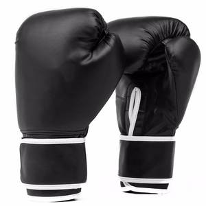 Gants de combat en cuir professionnels pour l'entraînement et le sparring, logo personnalisé OEM pour la fermeture, gants de kick-boxing - Product Image 1