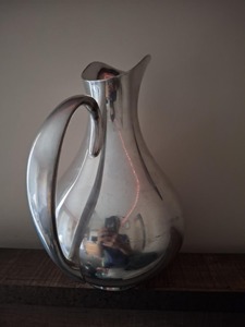 Luxury Stainless Steel Water Serving Jug With <b>Cover</b> Elegant Metal Jug For Kitchen Restaurant Hotel Catering And Hospitality - Product Image 2